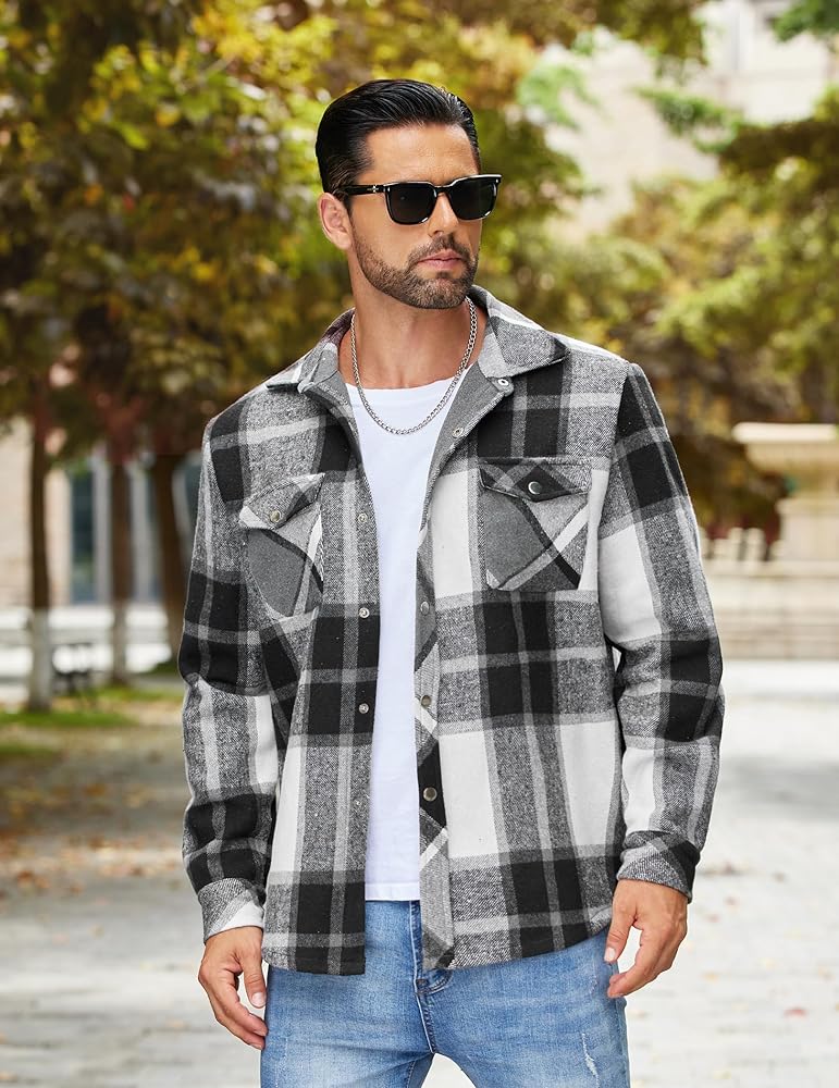 How to Style Flannel Shirts This Fall: Complete Guide for Men 4 Flannel Shirt Jackets 7