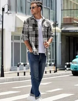 How to Style Flannel Shirts This Fall: Complete Guide for Men 3 Flannel Shirts 2