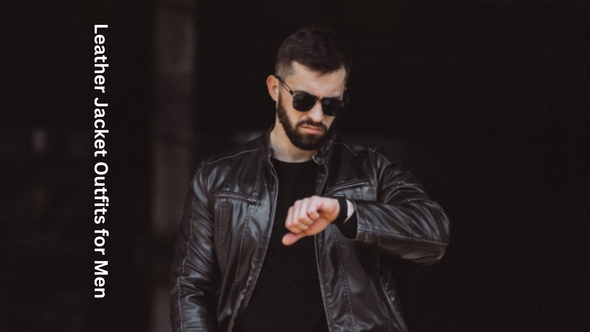 Leather Jacket Outfits for Men