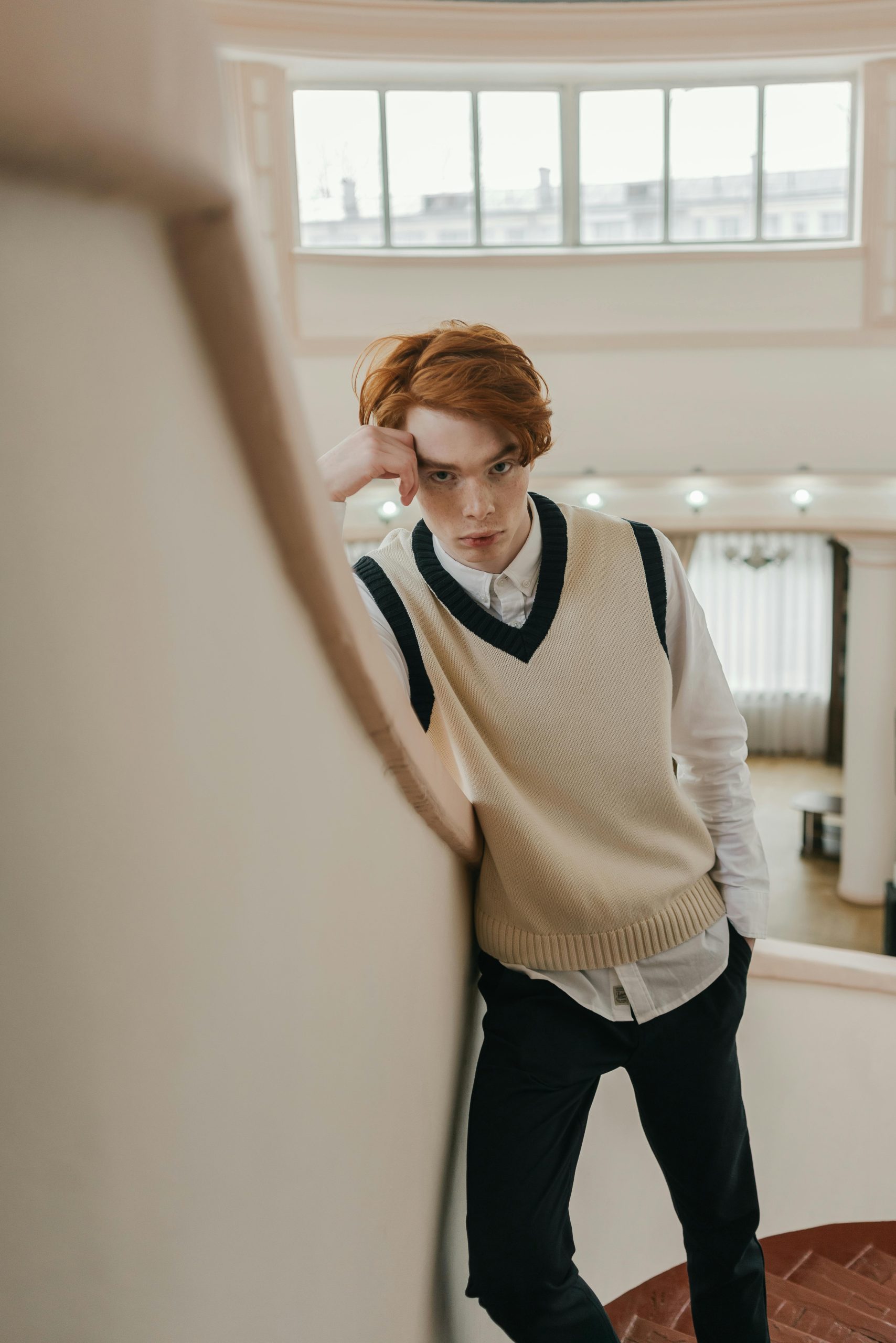 Cable Knit Sweater Outfits for Men